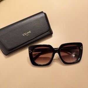 Celine Black and Brown Sunglasses